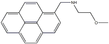 1-(2-Methoxyethylaminomethyl)pyrene Struktur