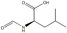 (R)-2-(Formylamino)-4-methylpentanoic acid Struktur