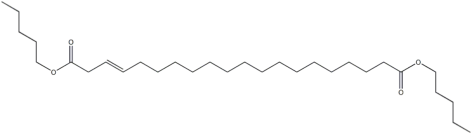 3-Icosenedioic acid dipentyl ester Struktur