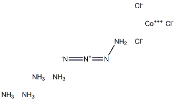 Azidopentamminecobalt(III) chloride Struktur