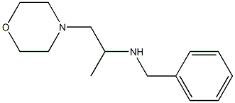 1-Morpholino-2-(benzylamino)propane Struktur