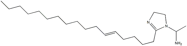 1-(1-Aminoethyl)-2-(5-heptadecenyl)-2-imidazoline Struktur