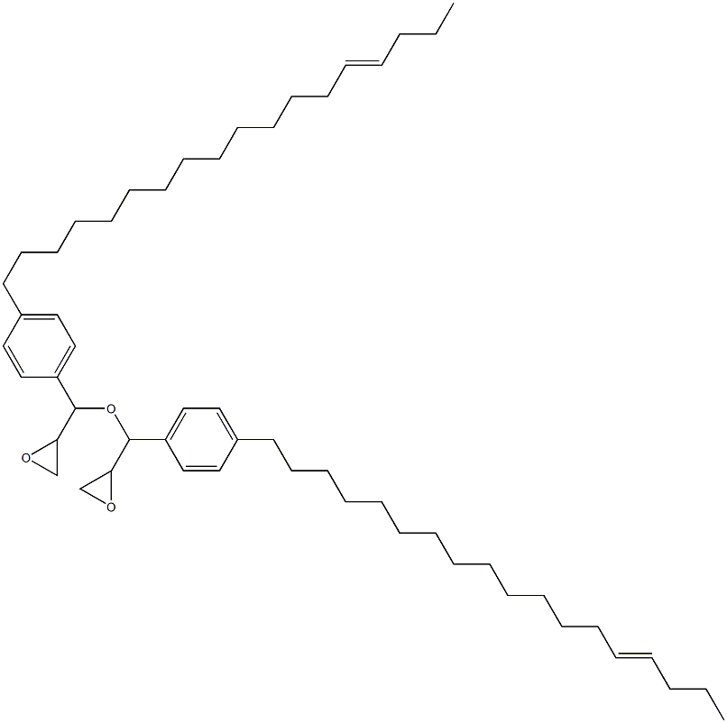 4-(14-Octadecenyl)phenylglycidyl ether Struktur