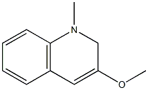 1-Methyl-3-methoxy-1,2-dihydroquinoline Struktur