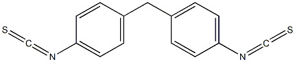 [Methylenebis(4,1-phenylene)]bisisothiocyanate Struktur