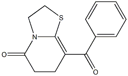 8-Benzoyl-2,3,6,7-tetrahydro-5H-thiazolo[3,2-a]pyridin-5-one Struktur