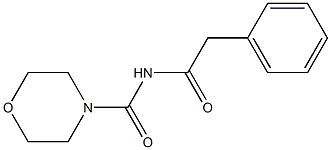 N-(Morpholinocarbonyl)-2-phenylacetamide Struktur