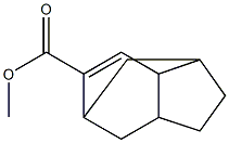 2,3,3a,4,5,7a-Hexahydro-1,5-methano-1H-indene-6-carboxylic acid methyl ester Struktur