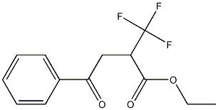 4-Phenyl-2-(trifluoromethyl)-4-oxobutanoic acid ethyl ester Struktur