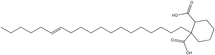 Cyclohexane-1,2-dicarboxylic acid hydrogen 1-(13-nonadecenyl) ester Struktur