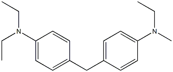 N,N,N'-Triethyl-N'-methyl[4,4'-methylenebisaniline] Struktur