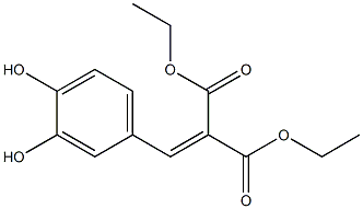 (3,4-Dihydroxybenzylidene)malonic acid diethyl ester Struktur