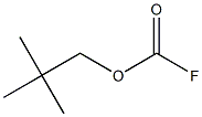 Fluoridocarbonic acid 2,2-dimethylpropyl ester Struktur