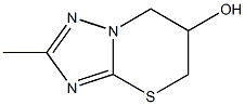 6,7-Dihydro-2-methyl-5H-[1,2,4]triazolo[5,1-b][1,3]thiazin-6-ol Struktur