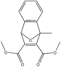 1,4-Dihydro-1-methyl-1,4-epoxynaphthalene-2,3-dicarboxylic acid dimethyl ester Struktur