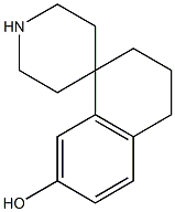 3,4-Dihydrospiro[naphthalene-1(2H),4'-piperidin]-7-ol Struktur