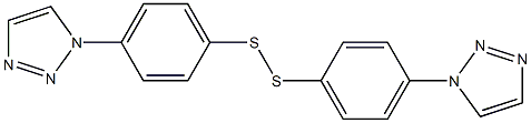 Bis[4-(1H-1,2,3-triazol-1-yl)phenyl] persulfide Struktur