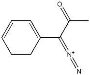 1-Phenyl-1-diazo-2-propanone Struktur