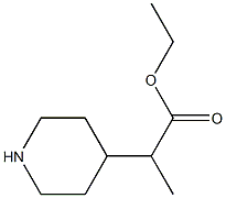 2-(4-Piperidyl)propionic acid ethyl ester Struktur