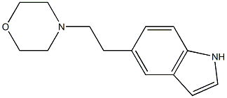 5-(2-Morpholinoethyl)-1H-indole Struktur