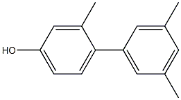 4-(3,5-Dimethylphenyl)-3-methylphenol Struktur