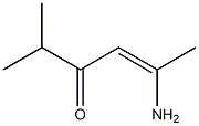 (Z)-5-Amino-2-methyl-4-hexen-3-one Struktur