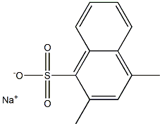 2,4-Dimethyl-1-naphthalenesulfonic acid sodium salt Struktur