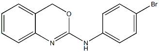 2-(4-Bromophenylamino)-4H-3,1-benzoxazine Struktur