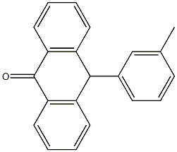 10-(3-Methylphenyl)anthrone Struktur