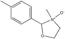 2-(4-Methylphenyl)-3-methyloxazolidine 3-oxide Struktur