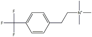 N,N,N-Trimethyl-4-(trifluoromethyl)benzeneethanaminium Struktur