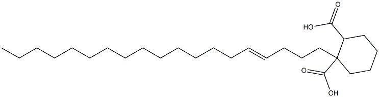 Cyclohexane-1,2-dicarboxylic acid hydrogen 1-(4-nonadecenyl) ester Struktur