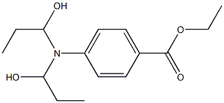 4-[Bis(1-hydroxypropyl)amino]benzoic acid ethyl ester Struktur