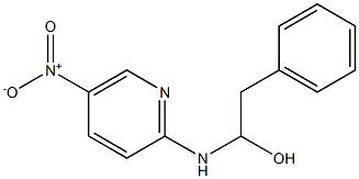 5-Nitro-2-[[1-hydroxy-2-(phenyl)ethyl]amino]pyridine Struktur