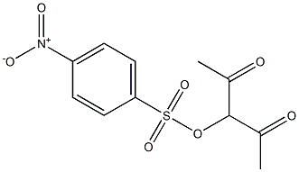 3-[(4-Nitrophenyl)sulfonyloxy]-2,4-pentanedione Struktur