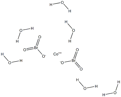 Cobalt dibromate hexahydrate Struktur