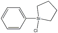 1-Chloro-1-phenyl-1-silacyclopentane Struktur