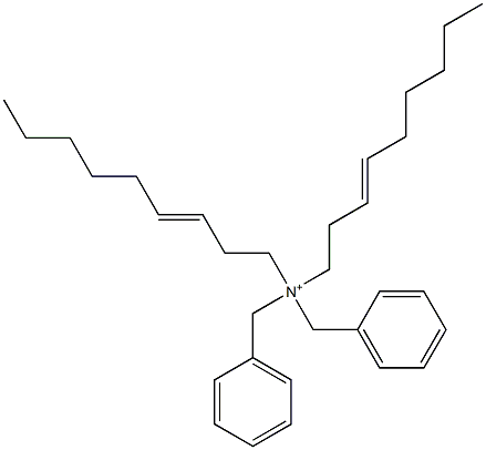 Di(3-nonenyl)dibenzylaminium Struktur