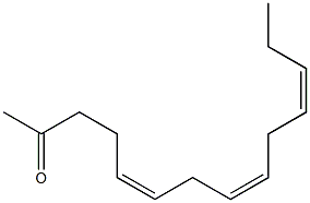 (5Z,8Z,11Z)-5,8,11-Tetradecatrien-2-one Struktur