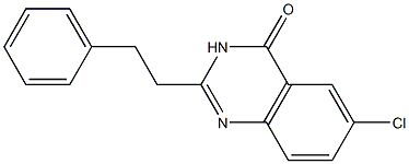 6-Chloro-2-(2-phenylethyl)quinazolin-4(3H)-one Struktur