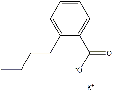 2-Butylbenzoic acid potassium salt Struktur