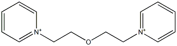 1,1'-[Oxybis(2,1-ethanediyl)]bispyridinium Struktur