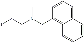 N-(2-Iodoethyl)-N-methyl-1-naphthalenemethanamine Struktur