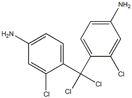 Bis(4-amino-2-chlorophenyl)dichloromethane Struktur