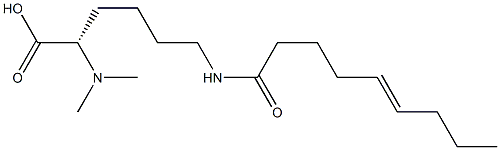 N6-(5-Nonenoyl)-N2,N2-dimethyllysine Struktur