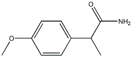 2-(4-Methoxyphenyl)propionamide Struktur