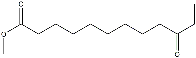 10-Oxododecanoic acid methyl ester Struktur