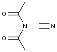 N,N-Diacetylcyanamide Struktur