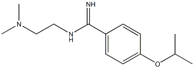 N-[2-(Dimethylamino)ethyl]-4-isopropoxybenzamidine Struktur