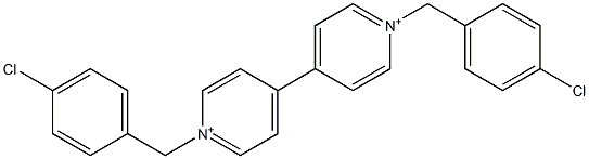 1,1'-Bis(4-chlorophenylmethyl)-4,4'-bipyridinium Struktur